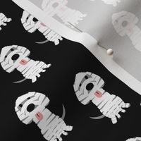 halloween mummy dogs - black - LAD21