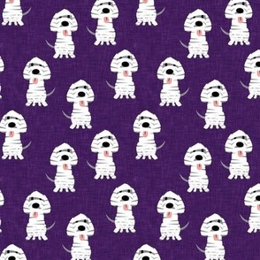 halloween mummy dogs - purple - LAD21