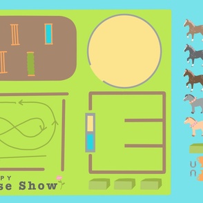 1 Yard Happy Horse Show Playset- Updated