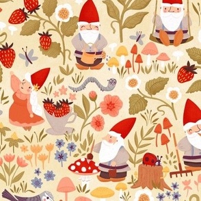 Strawberry Picking Gnomes