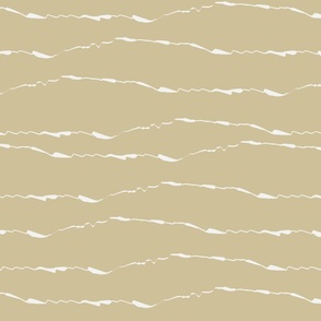 White hand drawn lines on beige background