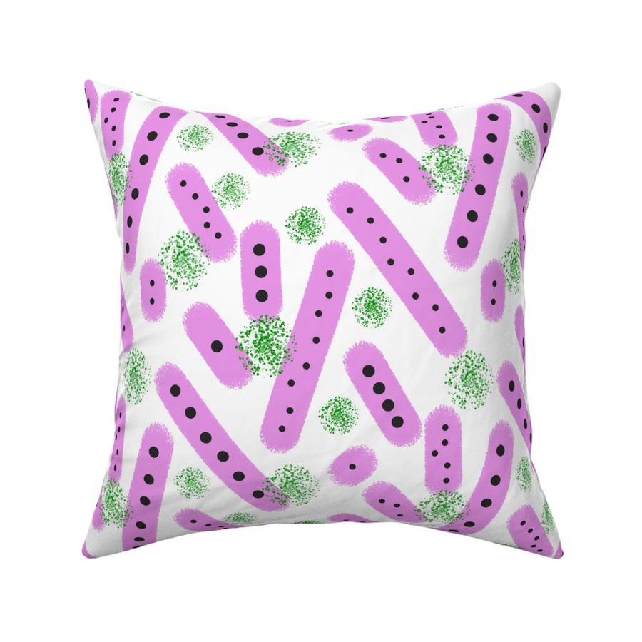 Starburst Boho Chic #1 - lavender pink on white, medium 