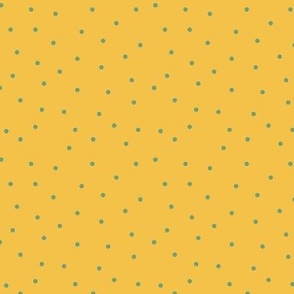 green dots on yellow 
