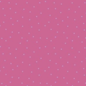 purple dots on pink 