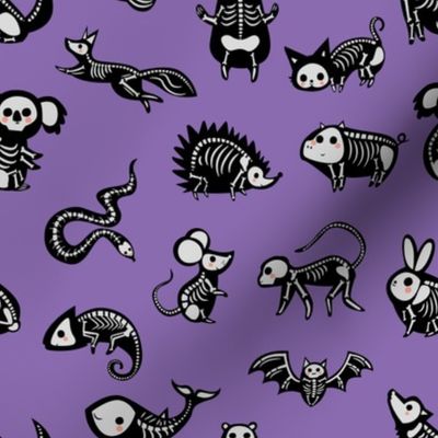 Animal Skeletons - Purple Large
