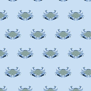 Crab Walk - in light blue medium  ©designsbyroochita