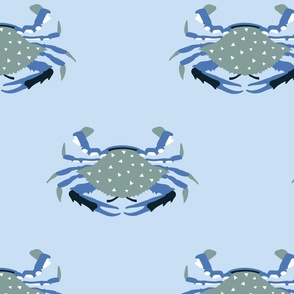 Crab Walk - in light blue jumbo  ©designsbyroochita
