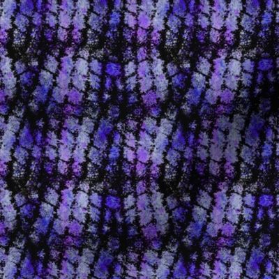 Small Grunge Cobblestones - violet splatter