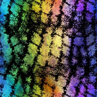 Grunge Cobblestones - rainbow