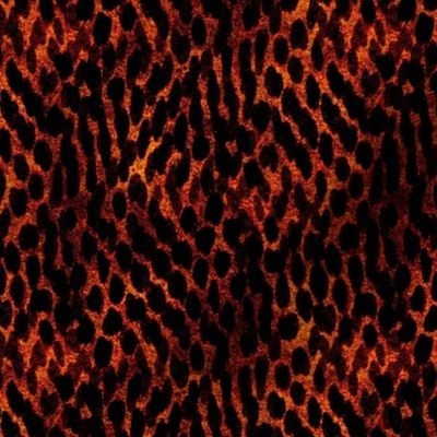 Small Grunge spots - flaming tiger