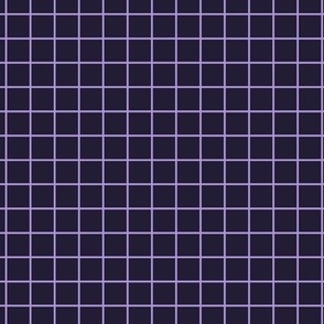 Grid Pattern - Elderberry and Lavender