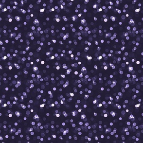 Sparkly Bokeh Pattern - Elderberry Color