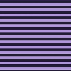 Horizontal Bengal Stripe Pattern - Elderberry and Lavender