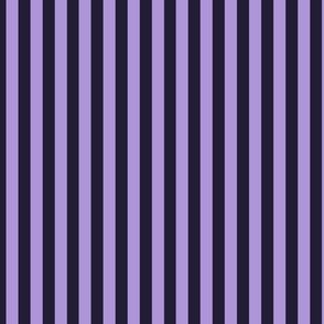 Vertical Bengal Stripe Pattern - Elderberry and Lavender