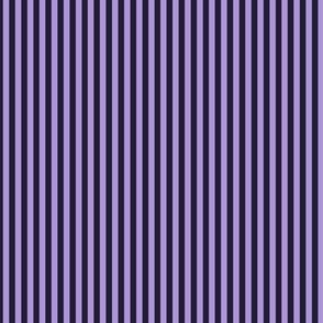 Small Vertical Bengal Stripe Pattern - Elderberry and Lavender