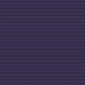 Small Horizontal Pin Stripe Pattern - Elderberry and Lavender