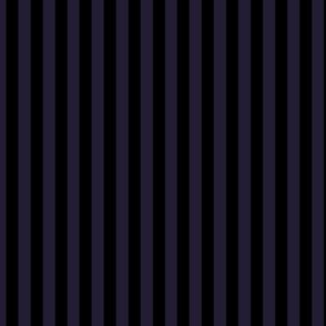 Vertical Bengal Stripe Pattern - Elderberry and Black