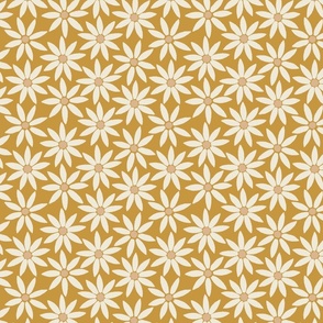 Medium // Sunflower Tile on Oakleaf Yellow