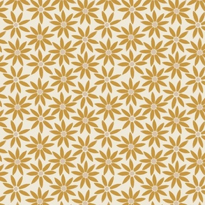 Medium // Sunflower Tile in Oakleaf Yellow