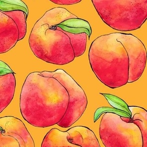 Millions of Peaches on Orange