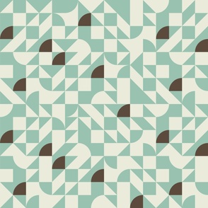 retro geometric pattern