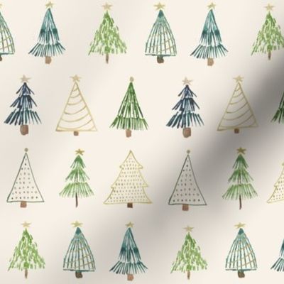 Boho Christmas Trees / Cloud