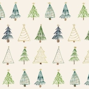 Boho Christmas Trees / Cloud