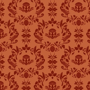 Forage Damask in Autumn