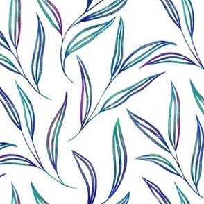 Willow Leaves | Blue