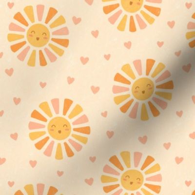 Cute Sunshine & Hearts  (Small Scale)