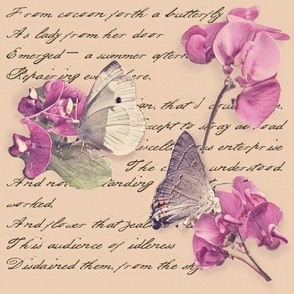 Sweet Peas & Butterflies