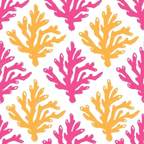 Miami Coral - Flamingo Pink and Mango Sorbet