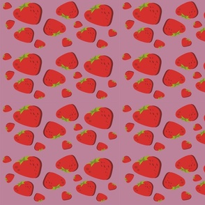 Strawberries violet