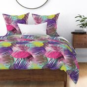 Tropical Palm Leaves  - bright colors 