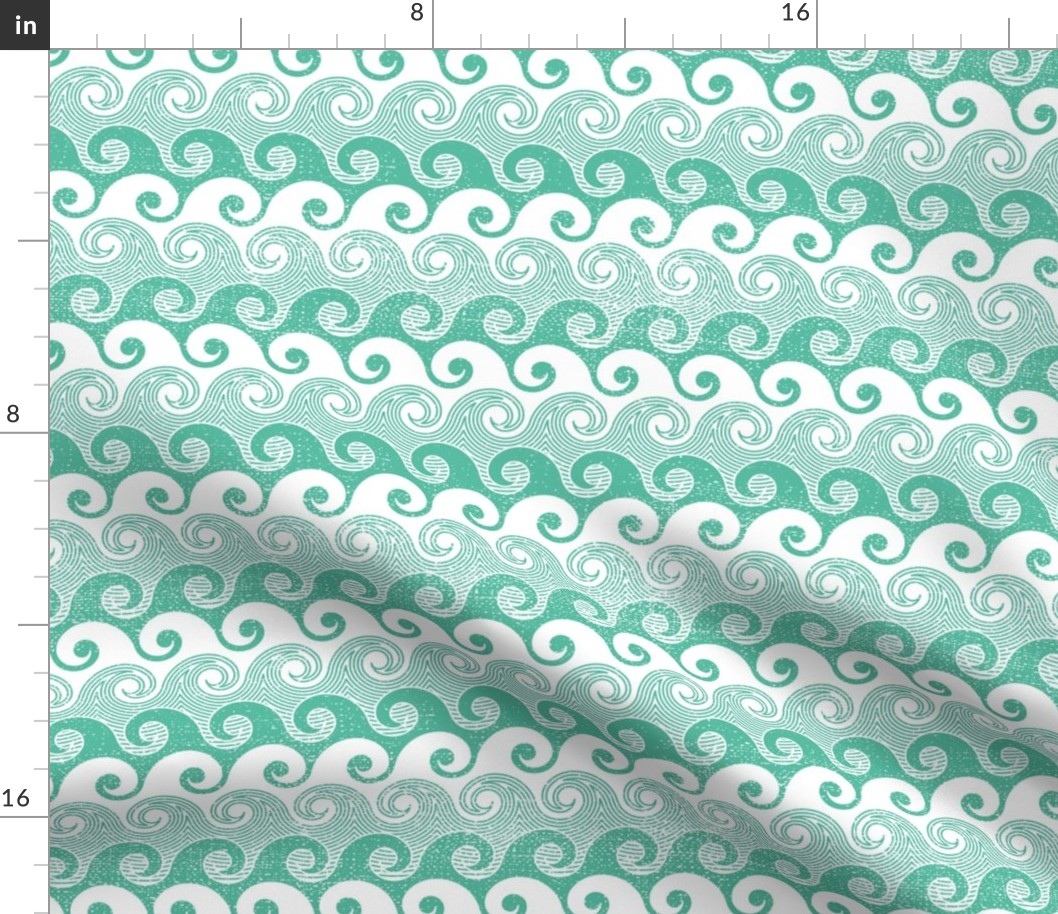 Waves (Sea Green)