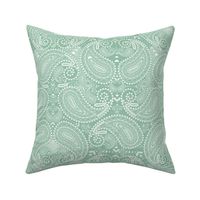Paisley in pastel green