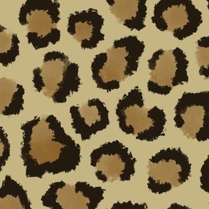 brown cheetah print