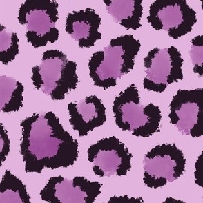 purple cheetah print