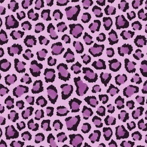 purple cheetah print - small