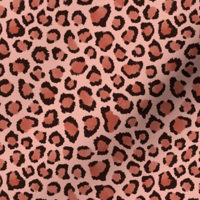 red cheetah print - small