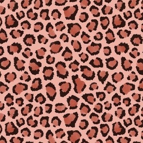 red cheetah print - small