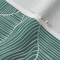 Dunes - Geometric Waves Stripes Sea Green Regular Scale