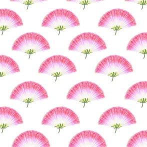 Pink Mimosa Plumes Tiled