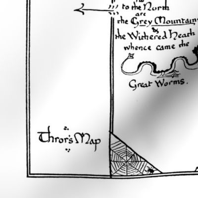 Hobbit Map (Thror / Lonely Mountain)