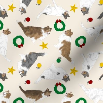 Tiny assorted Collies - Christmas