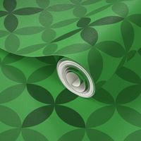 Geometric Pattern: Circle Nested: Emerald