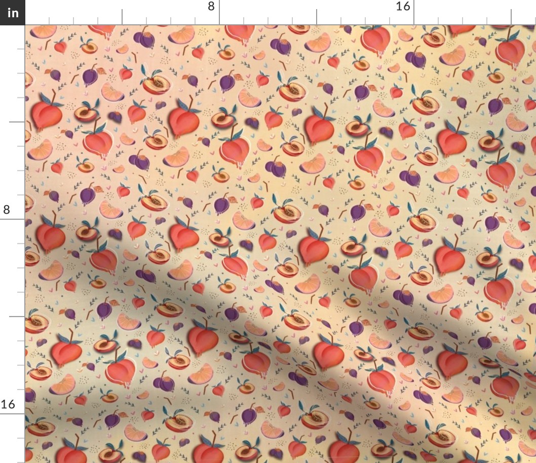 stone fruit pattern