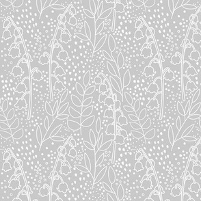 Lily Of The Valley 2 - Light Gray