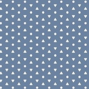 small satisfying shapes - blue