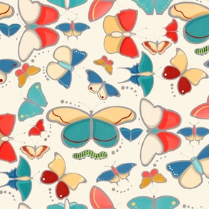 Butterfly retro